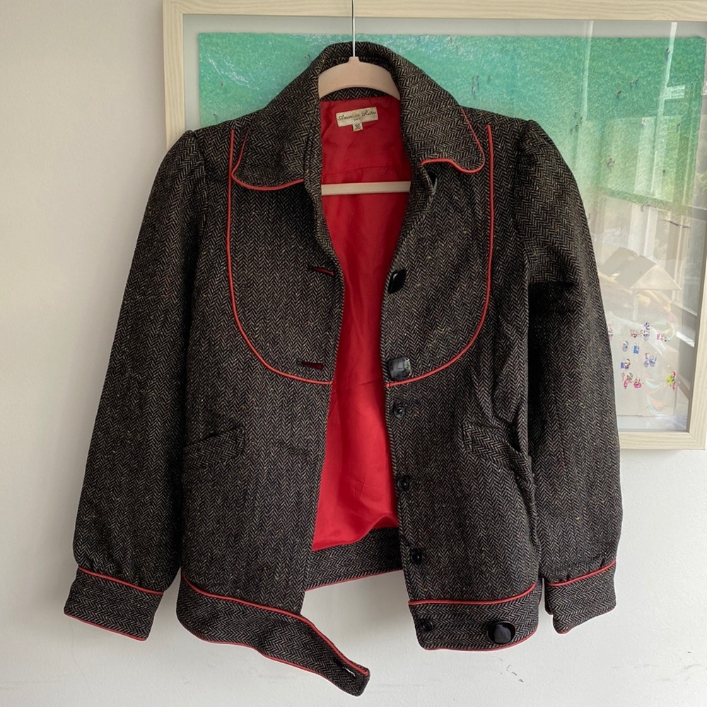 American Retro Paris jacket. Size 36. US 2. Grey
